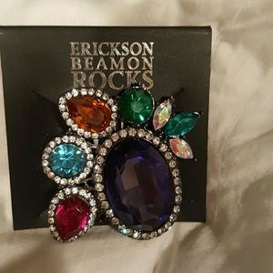 JEWELED BROOCH