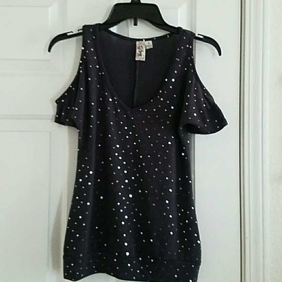 Sequined Charcol Grey Sweater