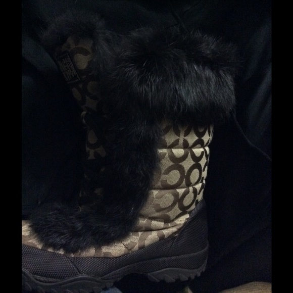 Coach winter boots