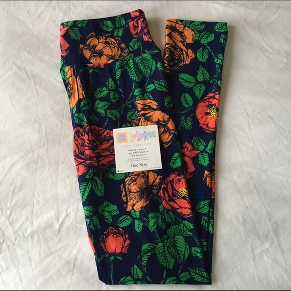 Lularoe NEW roses one size *unicorn* - Picture 1 of 2