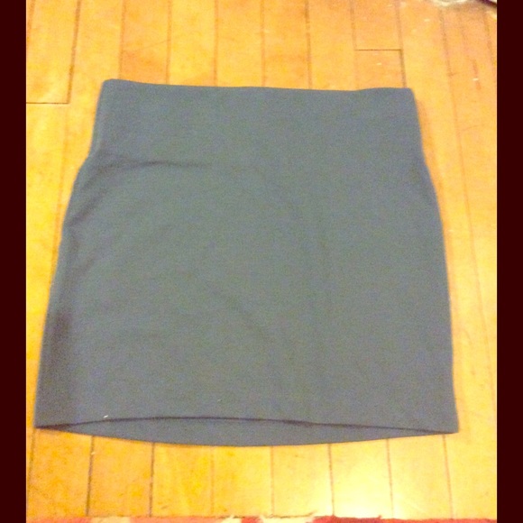 BCBGeneration Stone Blue Mini Skirt