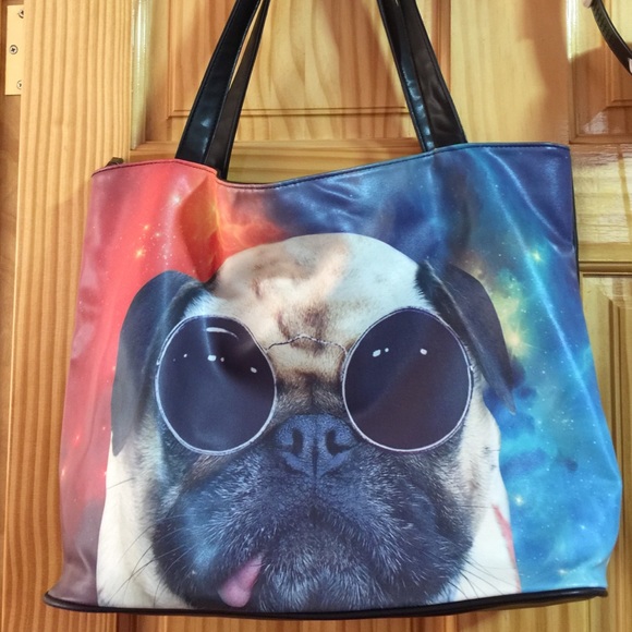 Shoulder bag - cool dog