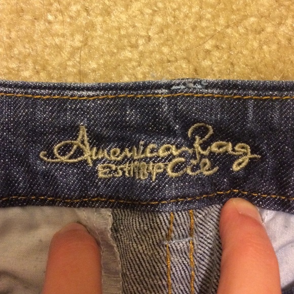 American rag dark wash shorts - Picture 3 of 3