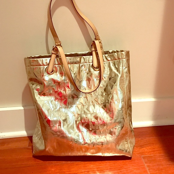 Gold Michael Kors Purse