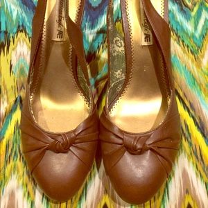 Brown Stylish Slingbacks