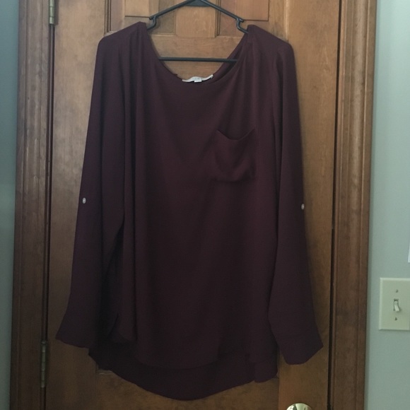 Maroon blouse