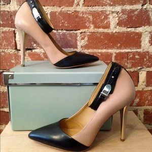Beautiful Ankle Strap Coach Heels
