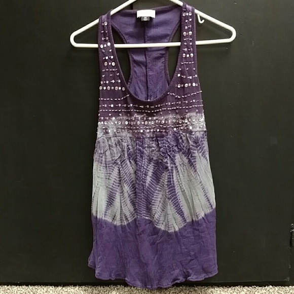 Purple tank top