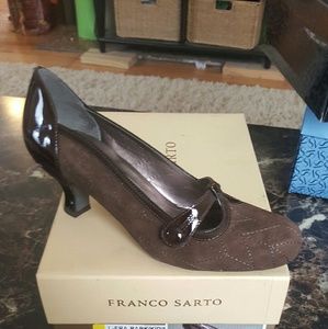 Franco Sarto Women's Era Mary Jane,Bark,6 M
