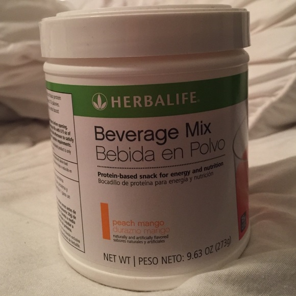 herbalife beverage mix peach mango flavored
