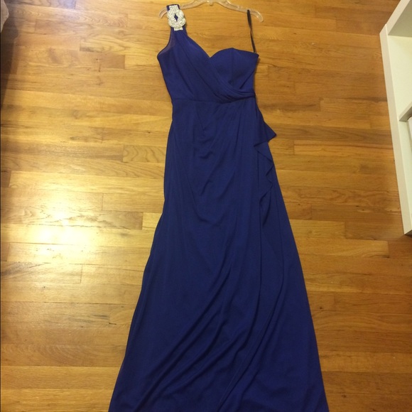 Royal blue prom dress
