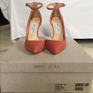 Jimmy Choo Ankle Strap Pumps 37.5