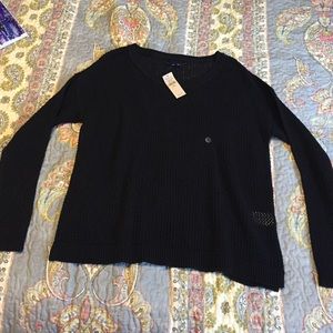 Black American Eagle Knitted Sweater