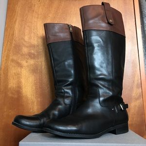 MOVING SALE!! Tommy Hilfiger TwoTone Leather Boots