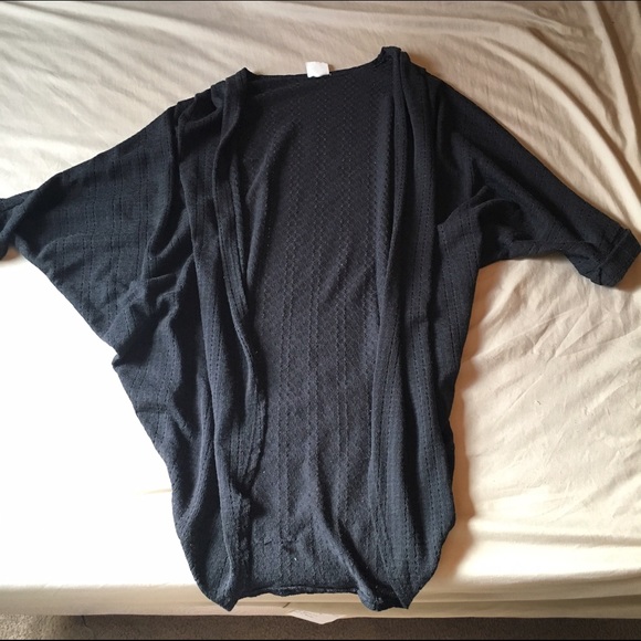 Tobi Long Black Cardigan