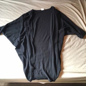 Tobi Long Black Cardigan