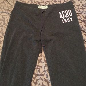 Aeropostale bell bottom sweat pants