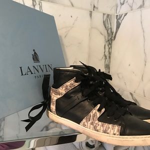 Women’s Lanvin high top sneaker shoe MINT
