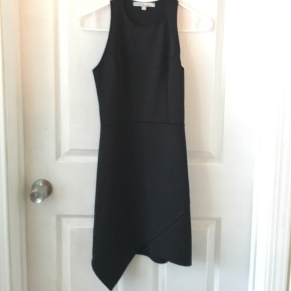 Black asymmetrical dress