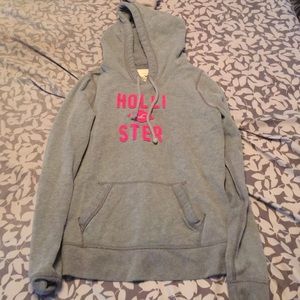 Grey Hollister hoodie