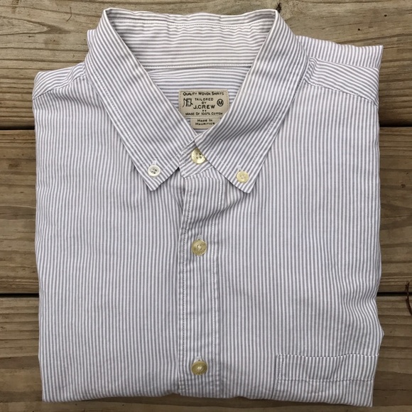 J.Crew washed shirt in stripe