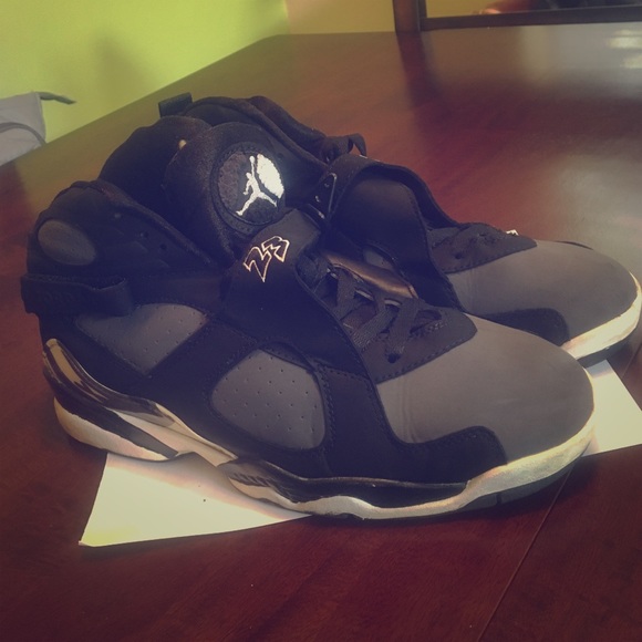 Air Jordan black and Grey 23's