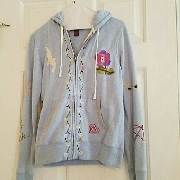 Lucky Brand Light Blue Hoodie