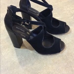 White House Black Market black velvet shoes