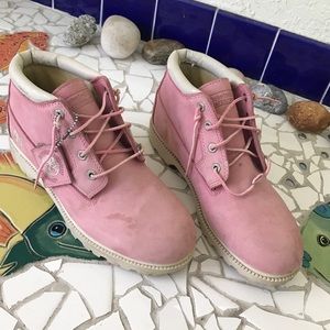 TIMBERLAND, Women's size 10M, light pink boots