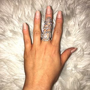 Crystal Rose High Ring