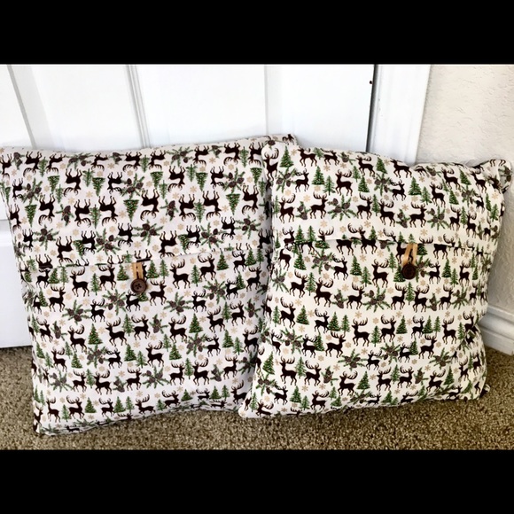 Handmade Christmas pillowcases