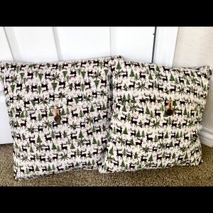Handmade Christmas pillowcases