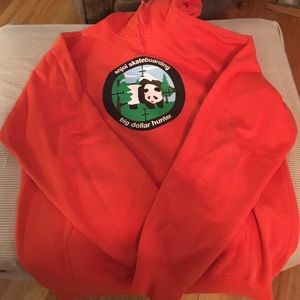 Men's enjoi orange sweatshirt