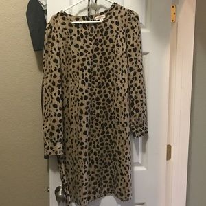 Leopard print dress