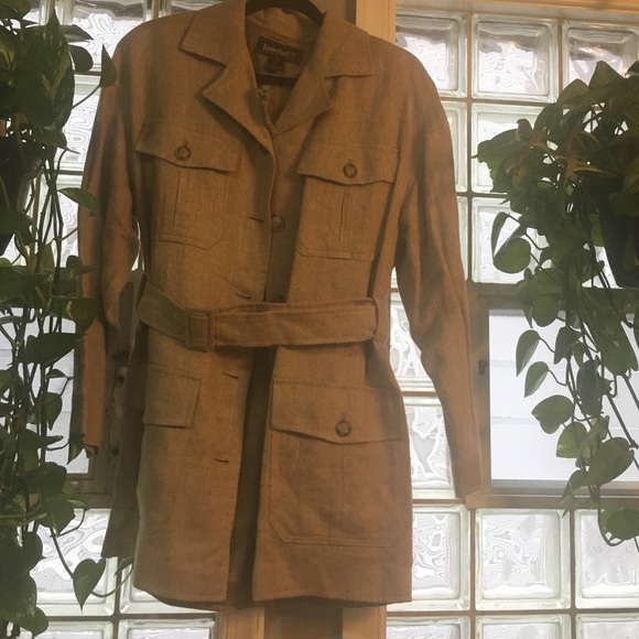 Linen 3/4 length coat - Picture 1 of 2