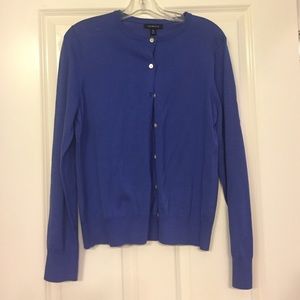 Never worn Lands End button up sweater!