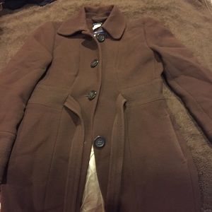 Jcrew long coat 2petite .