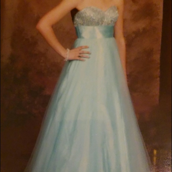 Davids bridal tulle ball gown prom