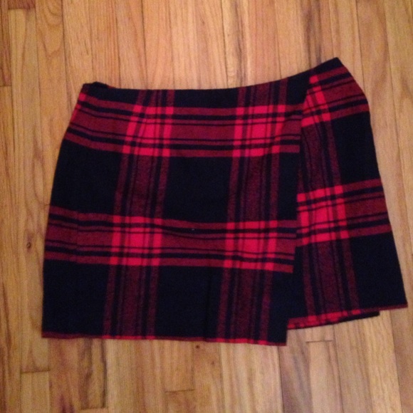 Plaid mini Skirt