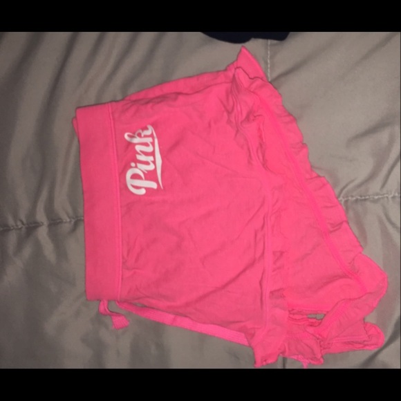 VS pink shorts