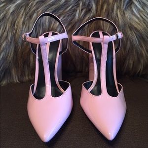 ZARA retro pink pumps