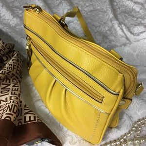 RELIC Mustard Cross-body Purse