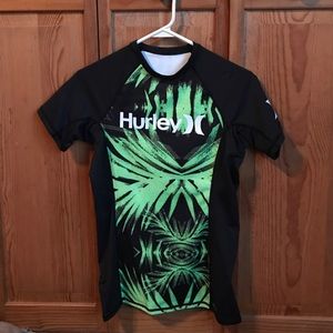 BNWOT Hurley Palm Wet Suit Shirt