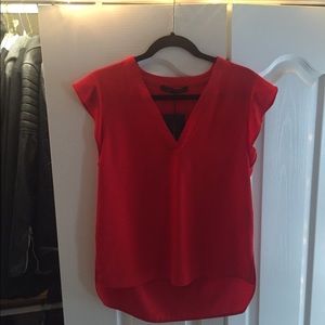 ZARA Vibrant Red Blouse