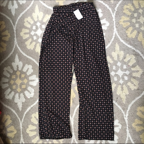 Bohemian high waisted pants