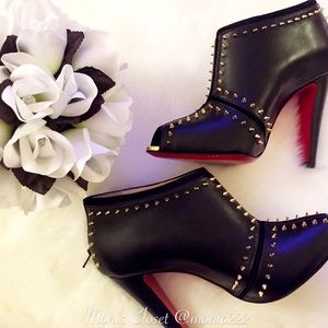 Christian Louboutin Carapachoc spiked bootie