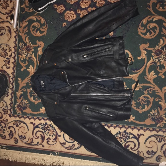 Genuine Leather Biker Jacket!