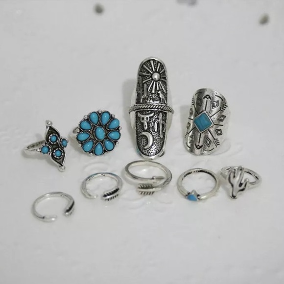 🌙 Magnolia ring set ✨ - Picture 3 of 4