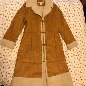 Long Sherpa Toggle Coat (Worn once!!)