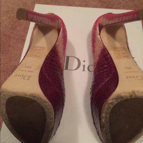 Christian Dior Python shoes - Picture 2 of 2